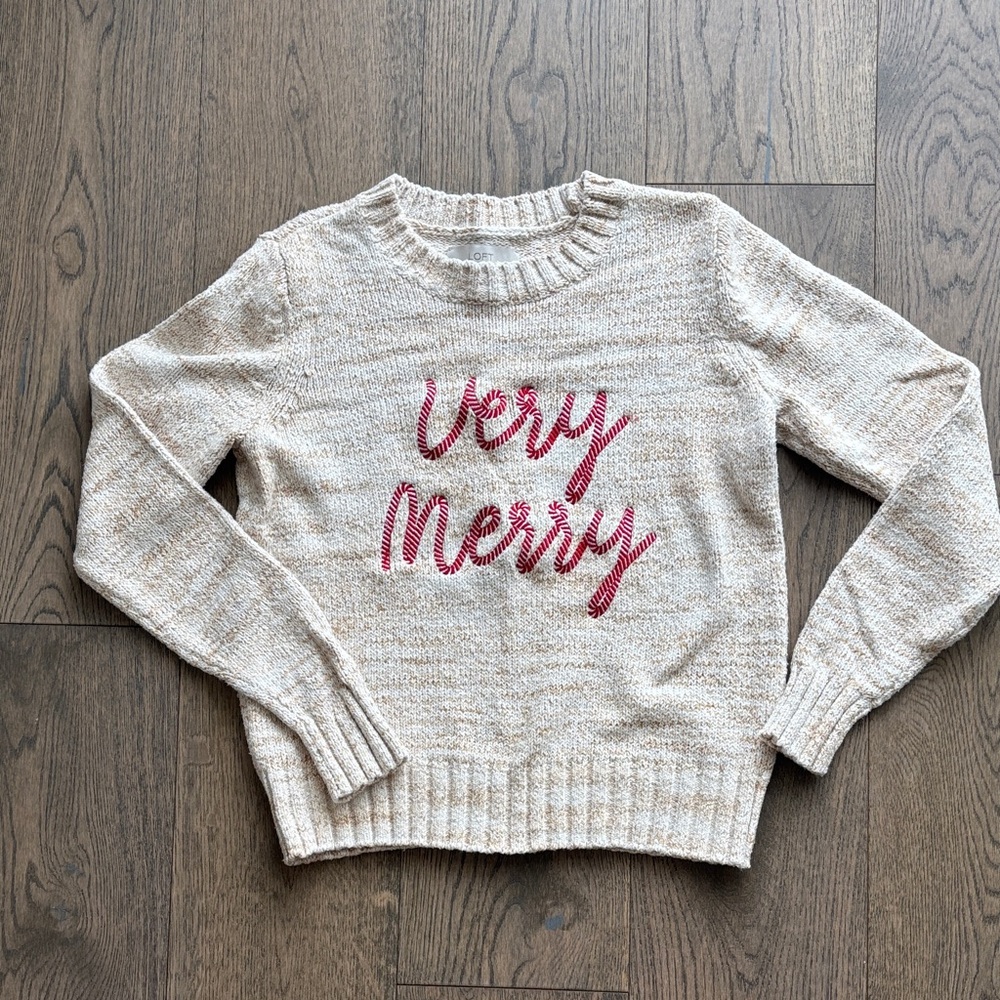 Very Merry Cream Sweater